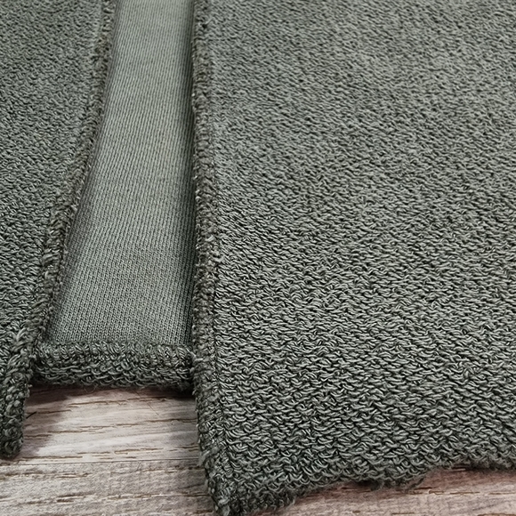 BE GOOD Organic Cotton Grean Open Face Cardigan Jacket Size Medium - Picture 3 of 16